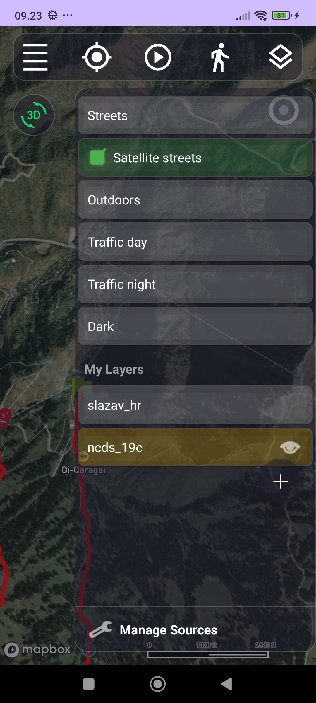 HoggieMap interface 2