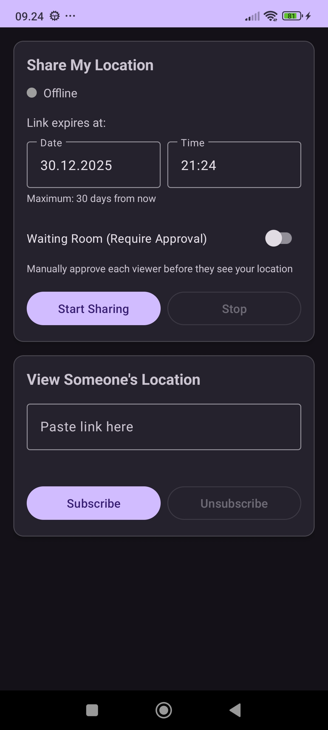 HoggieMap interface 5